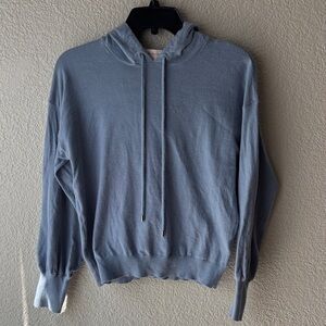 Philosophy Light Blue Knit Hoodie